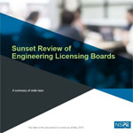 Sunset Review of Engineering Licensing Boards